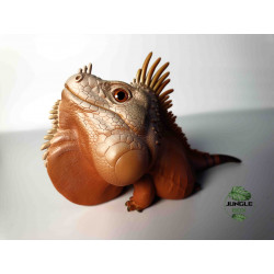 Figurine Iguana iguana red