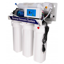 Wall-Mounted OsmoFlow Kit (Reverse Osmosis System, Accessories Included) 100G
