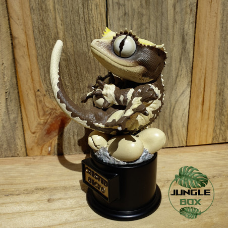 Figurine gecko à crète