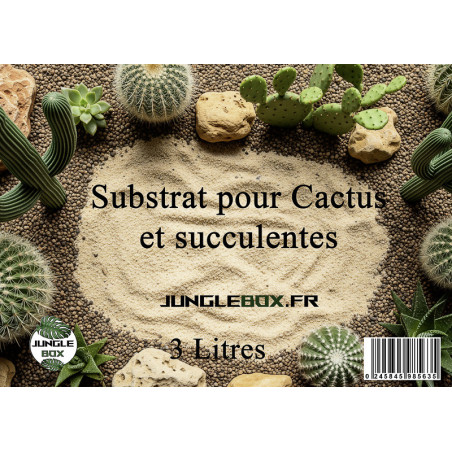 Substrat pour succulente et cactus 3L