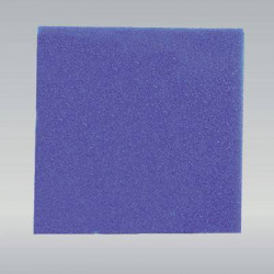 Mousse filtrante bleue - maille large - 50x50x5 cm