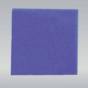 Mousse filtrante bleue - maille large - 50x50x5 cm