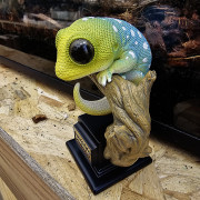 figurine de la collection gecko en résine peinte à la main