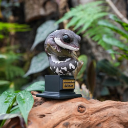 Figurine Gecko sur Socle – Décoration Nature & Terrarium