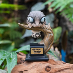 Figurine Gecko sur Socle – Décoration Nature & Terrarium