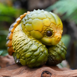 Figurine tortue alligator - figurine de collection en résine