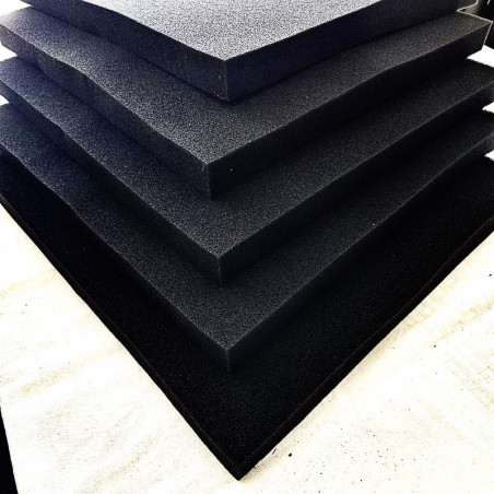 Black Foam 50x50x4 cm 30 PPI – Aquarium & Terrarium