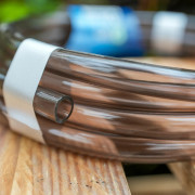 Tuyau prédécoupé - 16/22 mm - Gris - 2,5 m