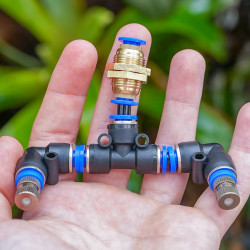 Dual direct nozzle 6mm