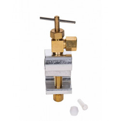 Self-piercing tap valve
