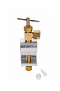 Self-piercing tap valve