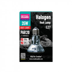 Arcadia Halogen Basking Spot E27 – Lampe chauffante pour terrarium
