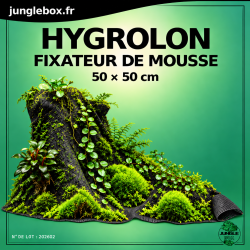 Hygrolon noir pour mousse